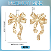 8Pcs Brass Pendants KK-BC0014-43-2