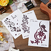6Sheets 3 Styles PVC Self-Adhesive Stickers for Guitar Decoration DIY-FH0010-63-4