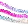 Transparent Painted Glass Beads Strands DGLA-A034-T2mm-A14-4