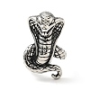 316 Stainless Steel Snake Finger Ring RJEW-C030-05B-AS-1