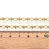 304 Stainless Steel Textured Oval Link Chains CHS-N005-06B-G-3