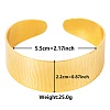 Stylish European and American Texture 304 Stainless Steel Cuff Bangles for Women WY3767-2-1