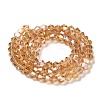 Transparent Electroplate Glass Beads Strands LS-GLAA-F029-2mm-A18-2