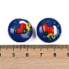 Christmas Handmade Lampwork Enamel Beads X1-LAMP-C020-03F-4