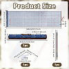 Rectangle Non-woven Fabric & Brocade Water Writing Cloth AJEW-OC0015-27A-2
