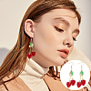 2Pair 304 Stainless Steel Dangle Earring EJEW-UN00071-5
