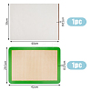 SUPERFINDINGS 2Pcs 2 Style Precision Fusing Mat AJEW-FH0004-24-2