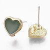 Alloy Enamel Stud Earring Findings LS-X-PALLOY-N154-20B-3