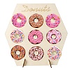 Wooden Donut Rack Supplies Display DJEW-WH0012-04-3