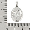 Non-Tarnish 304 Stainless Steel Pendants STAS-B071-02A-08P-3