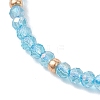 2Pcs Adjustable Glass Seed Beads & Glass Beads Braided Bead Bracelets Set BJEW-MZ00287-02-4