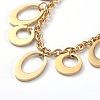 304 Stainless Steel Charm Bracelets BJEW-G582-40G-2