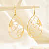 201 Stainless Steel Dangle Earrings FS-WGC9A22-01-2