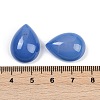 Natural Blue Agate(Dyed & Heated) Cabochons G-H094-01B-02-3