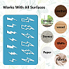 Acrylic Earring Handwork Template DIY-WH0359-046-5