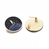 Flat Round with Human Enamel Pin JEWB-N007-077-3