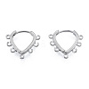 Tarnish Resistant 304 Stainless Steel Hoop Earrings Findings STAS-N092-192-1