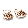 Eco-Friendly Alloy Enamel Pendants ENAM-Q437-048-NR-3