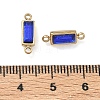 Birthstone 304 Stainless Steel Rhinestone Connector Charms STAS-L022-576G-06-3
