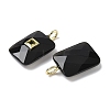 Natural Obsidian Pendants G-I391-03G-05-2