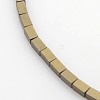 Electroplate Non-magnetic Synthetic Hematite Beads Strands G-J213A-A-2