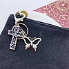 Alloy & Rhinestone & Enamel Keychain PW-WGAF56C-01-2