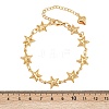 304 Stainless Steel Link Bracelets for Women BJEW-D359-10G-3