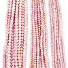 Anti-Tarnish Electroplate Glass Beads Strands EGLA-ZX010-6mm-04-2
