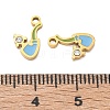 304 Stainless Steel Enamel Pendants SA-CBA7876-24G-3