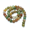 Natural Indian Agate Bead Strands G-J358-02-6mm-2