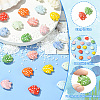 18Pcs 9 Colors Handmade Porcelain Beads PORC-CJ0001-49-3