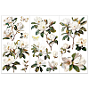 3 Sheets 3 Styles Flower PVC Waterproof Decorative Stickers DIY-WH0404-039-1