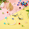 40Pcs 8 Colors Handmade Lampwork Beads LAMP-TA0001-54B-7