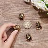  4Pcs 4 Styles Brass European Beads KK-NB0003-58-3
