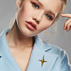 16Pcs Star Alloy Lapel Pins for Backpack Clothes JEWB-FH0002-96AB-5