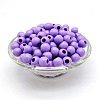 Opaque Acrylic European Beads Beads SACR-ZX012-17F-1