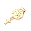Religion Brass Pendants KK-H539-18G-06-2