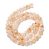 Heated Natural Citrine Beads Strands G-S362-105B-8