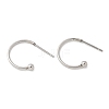 201 Stainless Steel Stud Earring STAS-C117-06B-P-1