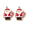 Christmas Theme Opaque Resin Pendants FIND-E025-03-2