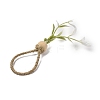 Jute Twine Napkin Rings AJEW-U016-01A-2