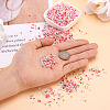 Opaque Glass Round Seed Beads GLAA-TAC0025-07A-04-5