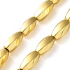 Electroplated Synthetic Non-magnetic Hematite Beads Strands G-P545-G03-8x16mm-2