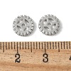 Brass Micro Pave Cubic Zirconia Beads KK-D324-11P-03-2