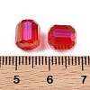 Electroplate Column Glass Beads EGLA-A043-02-AB18-3