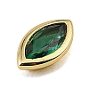 Brass Pave Cubic Zirconia Cabochons CU-CBA30E8-02G-03-2