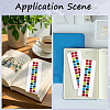 15Pcs Paper Letter Self-Adhesive Stickers DIY-SP0006-56B-6