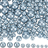 150Pcs 3 Styles  ABS Plastic Imitation Pearl Round Beads KY-SP0001-63C-6