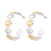 304 Stainless Steel Stud Earrings for Women SA-CBA45D5-29GP-4