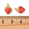 Brass Enamel Pendants KK-K364-28G-3
